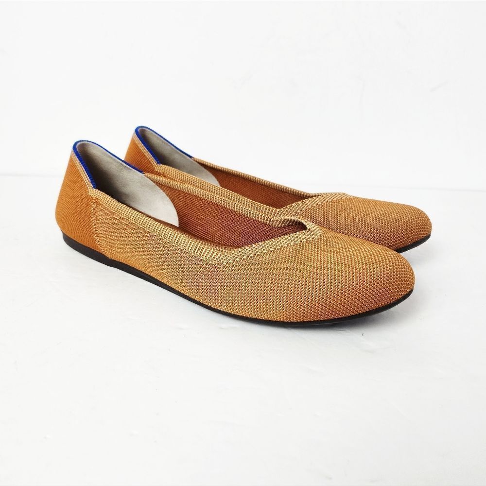 Rothy's The Flat Amber Textile Ballet Flats Womens Size 9